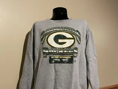 Moletom Vintage GREEN BAY PACKERS 1996 NFC Champions XL Starter gola redonda NFL - Imagem 1 de 4