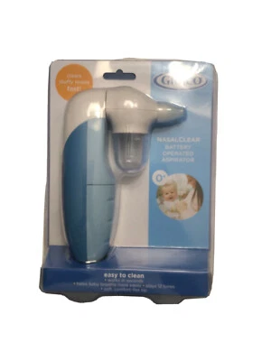 Aspirador nasal Graco NasalClear a pilas limpia nariz tapada edad rápida 0+ Foto 1 de 4