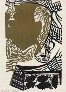 Fritz Möser - Kirke - Handsignierter OriginalLinolschnitt - Picture 1 of 1