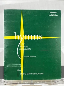 George E. Strombeck Hymns Sheet Music Volume 2 Trombone Baritone Bassoon - Picture 1 of 5
