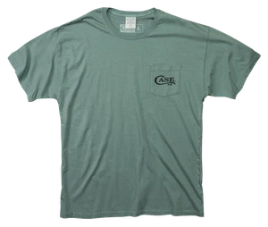 CASE XX Knives Cypress Green Cotton Case Shield Designs 41201 Medium T-Shirt - Picture 1 of 2