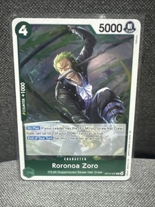Roronoa Zoro OP13-037 Carrying On His Will Foil - Picture 1 of 10