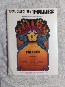 Vocal Selections Follies 1971 Songbook Stephen Sondheim Broadway Baby - Picture 1 of 11