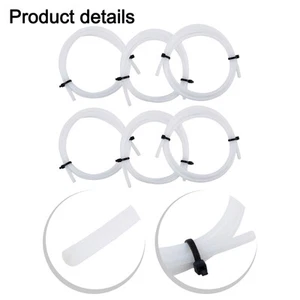 6 Stück Packung flexible hochtemperaturbeständige PTFE-Schläuche verfügbar - Afbeelding 1 van 12