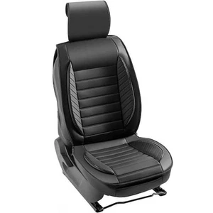 Seat Covers, Universal Car Seat Covers Front Seats, 2pcs Faux Leather Seat Cover - Picture 1 of 8