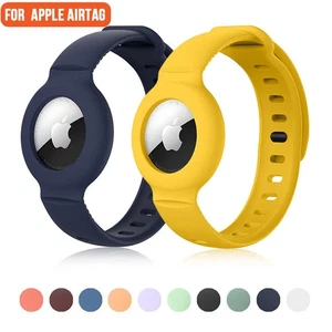 Correa de reloj de silicona para Apple Airtag Funda AirTags Protector - Imagen 1 de 32