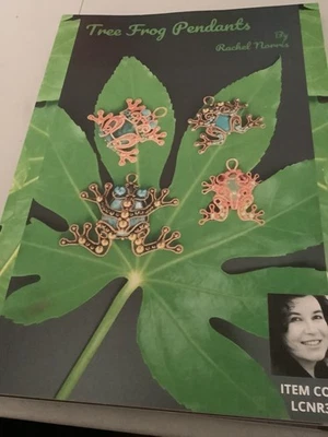 Tree Frog Pendants Tutorial Booklet By Rachel Norris - Image 1 of 2