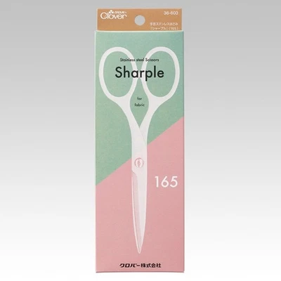 Tijeras artesanales de tela de acero inoxidable Clover Sharpie de 6,5" afiladas hechas en Japón Foto 1 de 4
