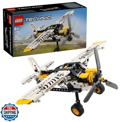 LEGO Technic Bush Plane Toy - Buildable Airplane Toy for Kids, Boys and Girls - Image 1 of 4