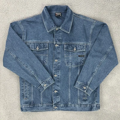 VTG Y2K Southpole Denim Jacket Men XL Blue Authentic Collection Trucker Skater - Image 1 of 4