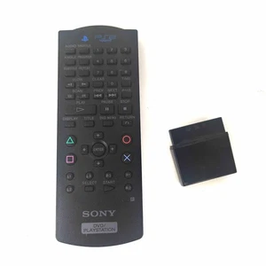 Sony PS2 - Remote Controller + IR Receiver - Fernbedienung Schwarz Zustand: gut - Picture 1 of 3