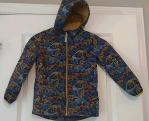 Cat And Jack Boys Fleece Lined Zippered Hoodie Jacket Dinosaurs 5T - Picture 1 of 5