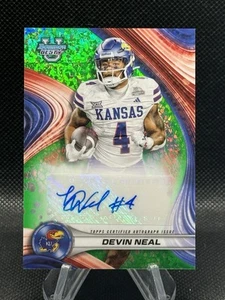 2024 Bowman Best University Devin Neal Auto Green Mini Diamond Refractor /99 - Picture 1 of 2
