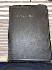 Vintage 1950s holy Bible self pronouncing edition king James version the... - Imagen 1 de 9