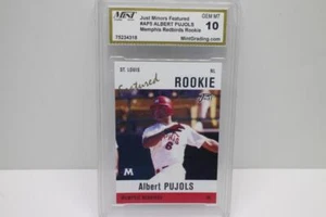 2004 JUST FEATURED PREVIEW ALBERT PUJOLS MEMPHIS REDBIRDS RC GEM MT 10 - Picture 1 of 8
