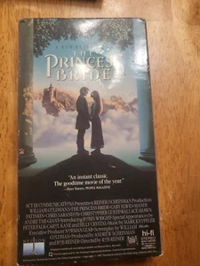 The Princess Bride Movie VHS, 1987 Cary Elwes Robin Wright - Picture 1 of 4