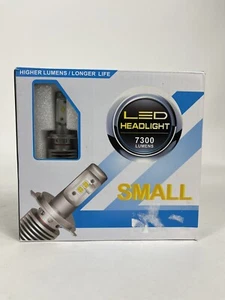 LED Headlight H7 Bulbs Ballasts 7300 Lumens XHP50 Technology Small Series - Picture 1 of 7