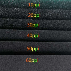 Air Filter Foam Sheet - Black Anti-Dust 60 PPI - 15 PPI, Thick 10mm/5mm/3mm - Picture 1 of 9