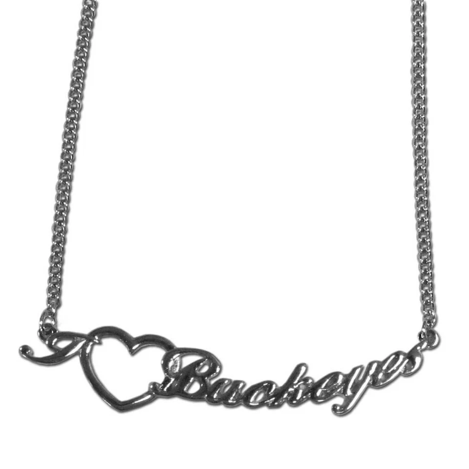 Collar NCAA Heart Script - Elige tu equipo Foto 1 de 1