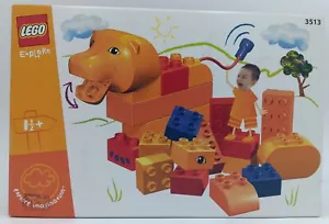 LEGO Duplo 3513 Lion Animals Building Building Blocks Explore Orange 2003 Rare RARE NEW - Picture 1 of 7