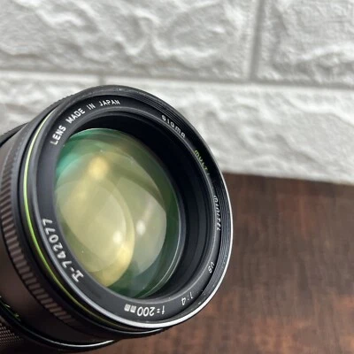 Sigma Minitel YS 200mm f/4 Sigma YS Mount Prime Lens Excellent Macro Lens Hood - Image 1 of 4