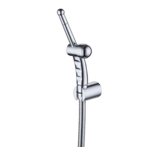 Bathroom Toilet Bidet Sprayer Nozzle Shattaf Hanger Wall Mount Bracket 1.5M Hose - Picture 1 of 11