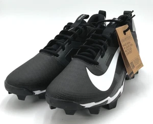 Nike Alpha Menace 4 Shark Molded Men's Black/White/Grey Football Cleats NWOB - Picture 1 of 8