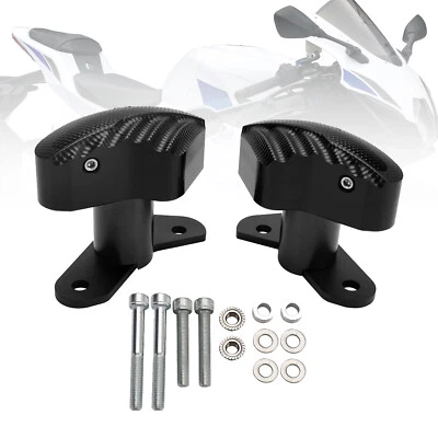 Cnc Anti-Crash Frame Sliders Protector Black For Suzuki Gsxr1000 Gsxr 1000 17~23 Foto 1 de 4