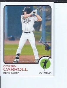 Corbin Carroll 2022 Topps Heritage Minors Qty - Picture 1 of 1