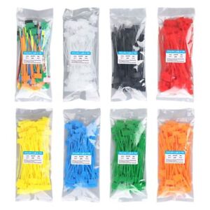 Wire Marker Self-locking Zip Ties Nylon Ties Cable Tag Colorful Tag Cable Ties