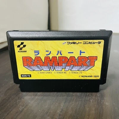 Rampart Nintendo Famicom Konami 1991 Japanese Version KDS-73 Simulation Retro - Image 1 of 4