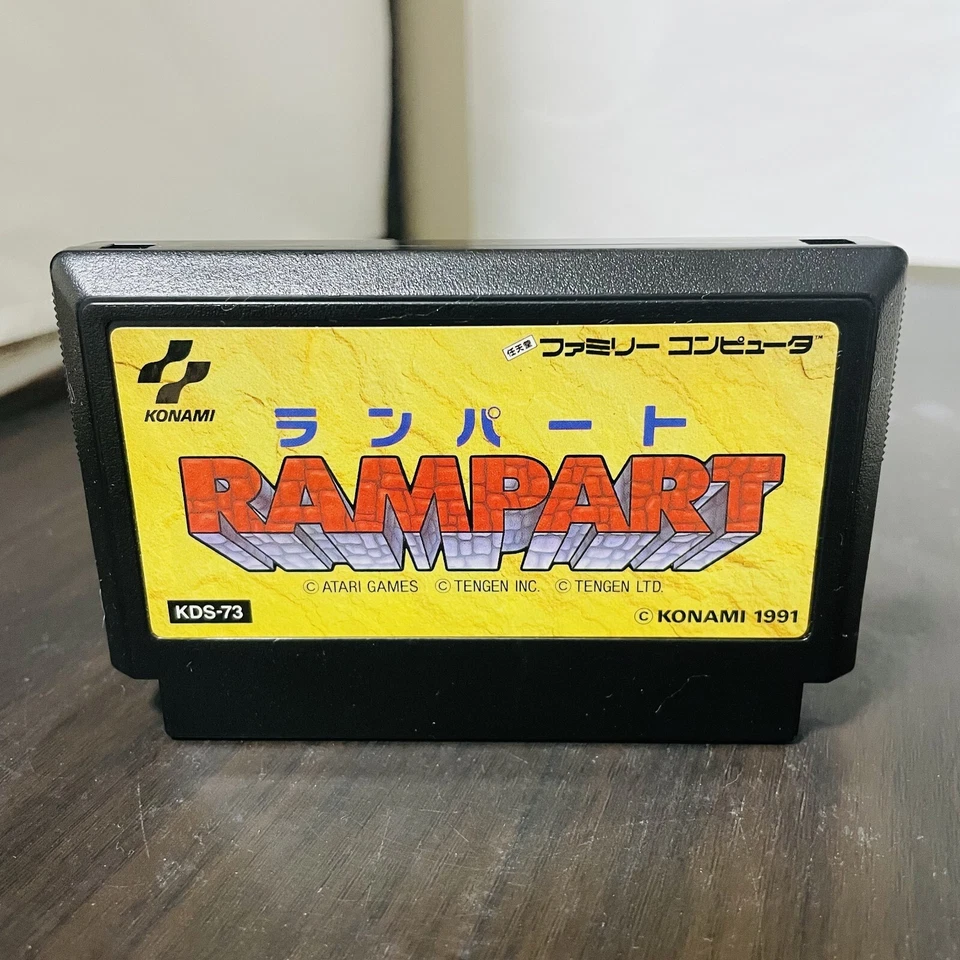 Rampart Nintendo Famicom Konami 1991 Japanese Version KDS-73 Simulation Retro - Image 1 of 4