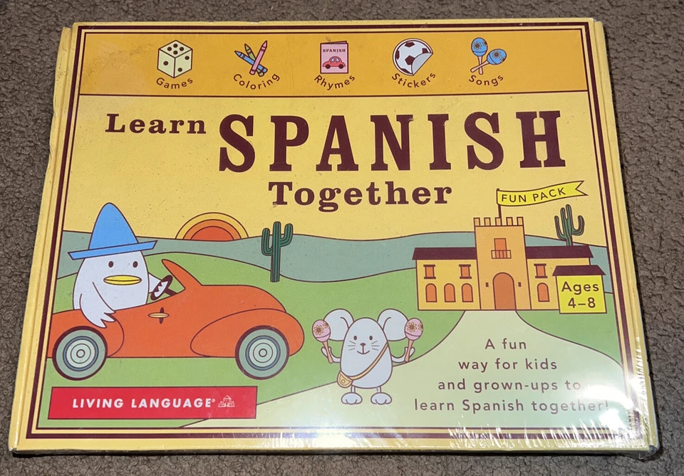 Learn Spanish Together Learn Together Paperback Living Language NEW Books & Cd’s - Image 1 of 2