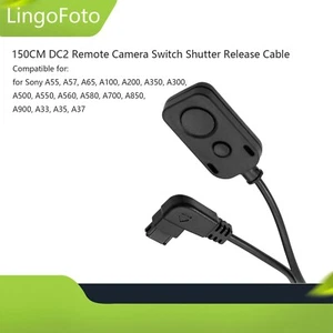 Cable de liberación de obturador interruptor cámara remota 150CM DC2 para Sony A55 A57 A65 A100 - Imagen 1 de 8