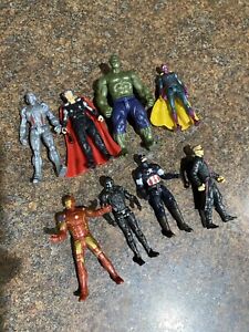 Lot of 8 Marvel Miniverse Hasbro Avengers 2.5" Action Figures