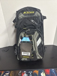 Klim Nac Pack Black And Gray With Hydration Bladder NEW READ - Picture 1 of 17