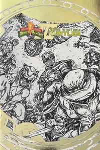 Mighty Morphin Power Rangers / TMNT III #1 ASHCAN GOLD FOIL VAR NEW NM-OR BETTER - Picture 1 of 1
