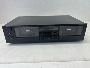 Yamaha K-222 Dual Dubbing Cassette Tape Deck Player Recorder - Picture 1 of 12