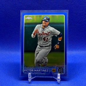 2015 Topps Chrome Victor Martinez Blue Refractor /150 MLB Detroit Tigers #114 - Picture 1 of 2