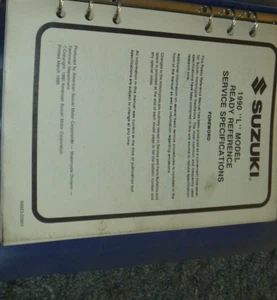 1990 Suzuki DS80L Dirt Bike Motorcycle Specifications Reference Manual xz - Picture 1 of 10