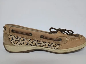 Eastland Sunrise Deck Shoe Animal Print Women's SIZE 6.5 EXCELLENT CONDITION - Picture 1 of 8