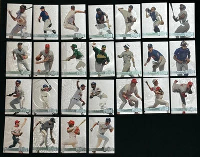 1996 Fleer Metal Baseball Platinum Edition Lot (25 different cards) - Image 1 of 3