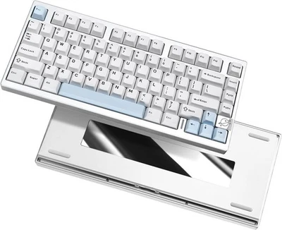 YUNZII AL75 PRO Wireless Mechanical Keyboard Aluminum CNC (Silver, Blue Grey) - Image 1 of 4