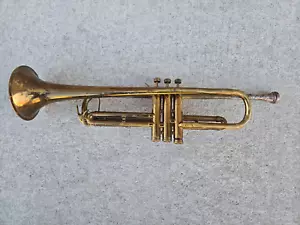 Tromba vintage Martin Indiana Band Elkhart 26181 da riparare/restaurare - Foto 1 di 24
