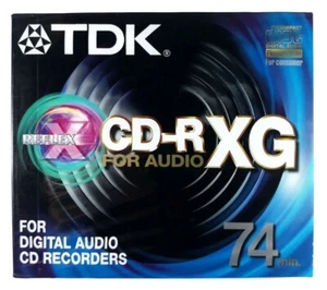 TDK CD-RXG 74 AUDIO Digital 74 min Blank CD-R Neuf New Neu Nuovo - Afbeelding 1 van 3