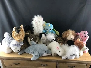 Lot of 28 USED Ganz Webkinz+LIL Plush Stuffed Animals Only No Codes 2 SIGNATURES - Picture 1 of 10