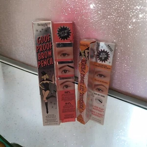 Benefit Goof Proof Brow Pencil & Precisely My Brow Pencil 4.5 NEUTRAL DEEP BROWN - Picture 1 of 12