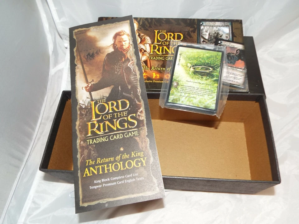 LORD OF THE RINGS TCG RETURN OF THE KING ANTHOLOGY 17 CARD TENGWAR SET IN BOX - Image 1 of 1