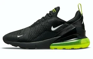 NIKE AIR MAX 270 BLACK/VOLT SIZE 9.5 BRAND NEW W/BOX (DO6392-001) - Picture 1 of 12