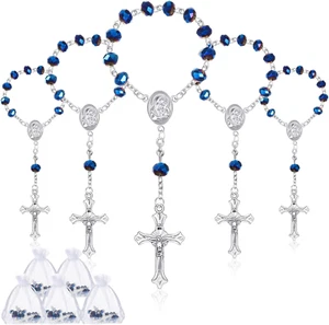 30 Pcs Catholic Mini Rosaries - Baptism & Christening Favors with Organza Bags - Picture 1 of 6